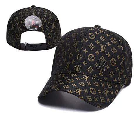 Gorra De B Isbol Negra Ajustable De Louis Vuitton De Moda Cuotas Sin