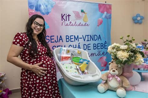 Entrega de kit natalidade para gestantes REDEPARÁ