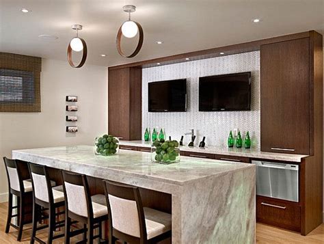 Cozy Modern Kitchen Breakfast Bar Designs