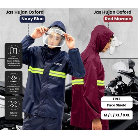 Jual Jas Hujan Oxford Setelan Baju Celana Mantel Mantol Ujan Raincoat