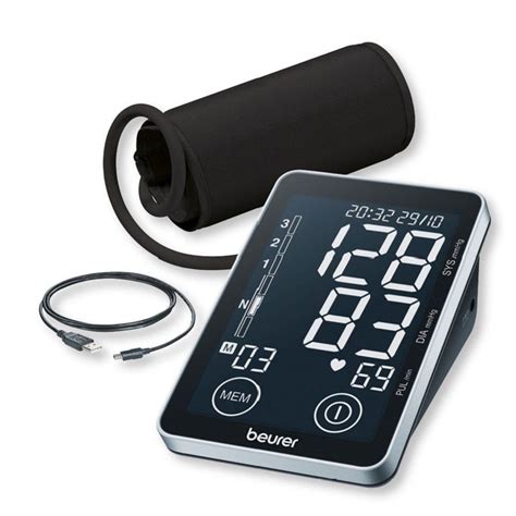 Upper Arm Blood Pressure Monitor With Touch Screen Display Beurer Bm