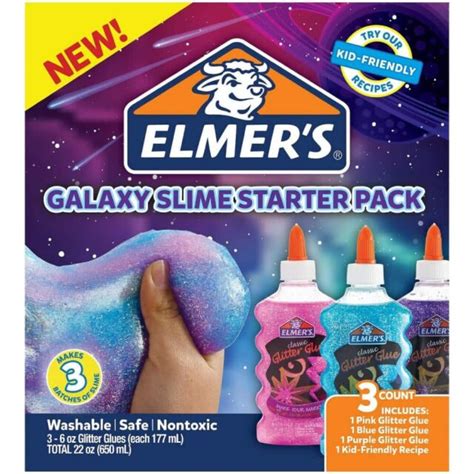 Kit De Slime Colores Galaxia Elmers Piezas Librer A Irbe Bolivia