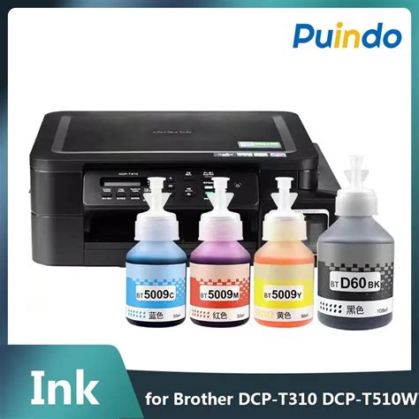 Set Btd Bk Bt Bk Bt Ciss Dye Ink Refill Kit For Brother Dcp