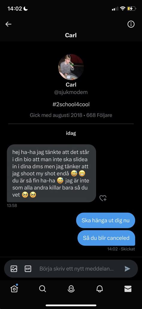 Carl On Twitter Hahhahhha Varf R Har En Snubbe P Min Skola Som Jag