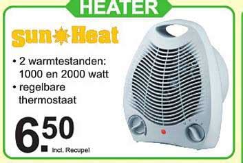 Sun Heat Heater Aanbieding Bij Van Cranenbroek Folders Nl