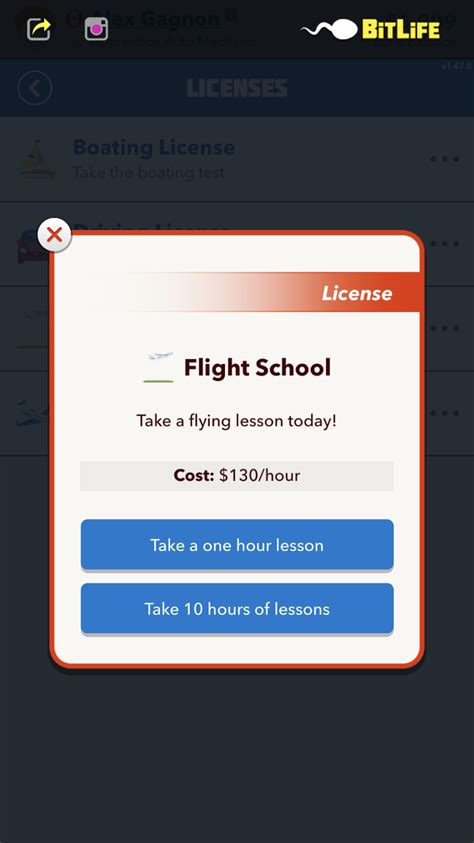 how to become a pilot bitlife