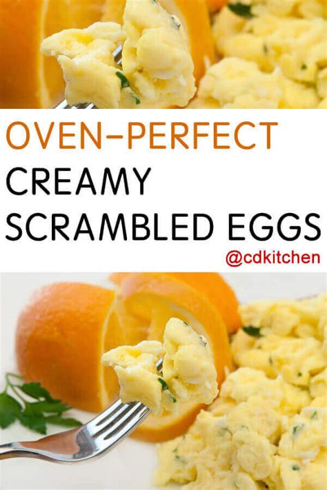 Oven-Perfect Creamy Scrambled Eggs Recipe | CDKitchen.com