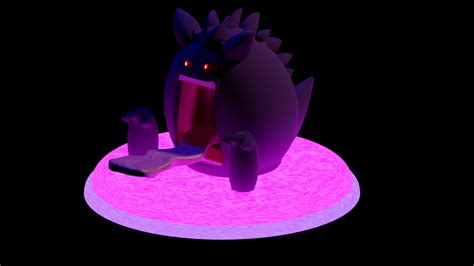 Free Stl File Gigantamax Gengar 🐉 ・3d Printing Model To Download・cults