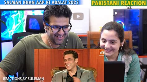 Pakistani Couple Reacts To Salman Khan Aap Ki Adaalat 2023 Promos