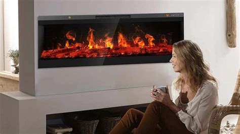 Cozy Up to This Wall-Mounted Electric Fireplace for $40 off