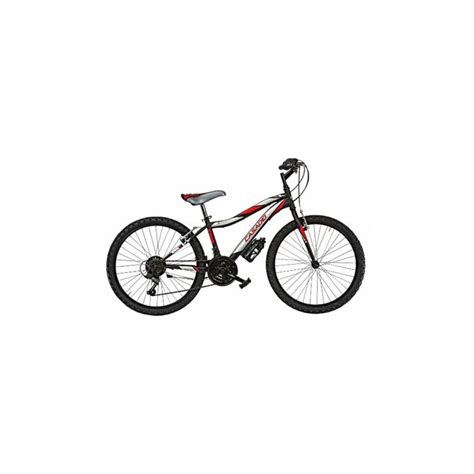Vélo CASADEI mtb 24 vortex 18v h50 noir argent rouge Noir Argent Rouge ...