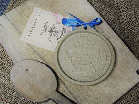 Vintage Stoneware Cookie Mold