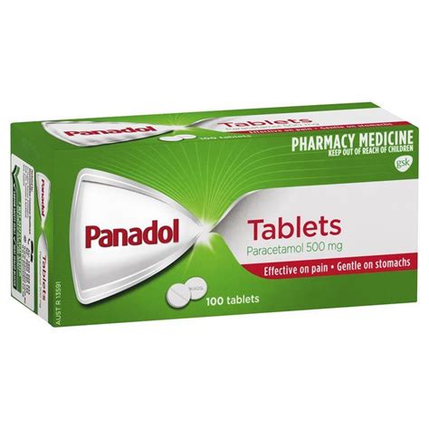 Panadol 500mg 100 Tablets Chemist Warehouse