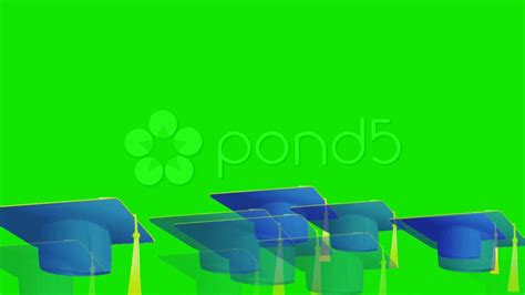 Graduation Cap On Green Screen Stock Footage Ad Greencapfootage