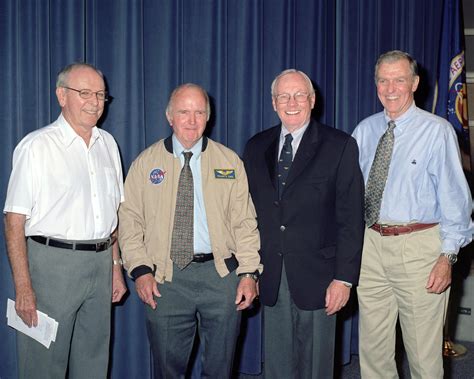 THEN SURVIVING X-15 PILOTS RECEIVE ASTRONAUT WINGS IN 2005 - 8X10 PHOTO ...