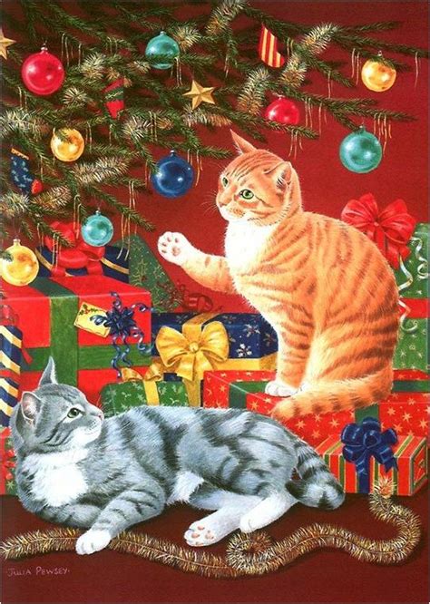 Amarna Artesanato E Imagens Gatos No Natal V Rios Ilustradores