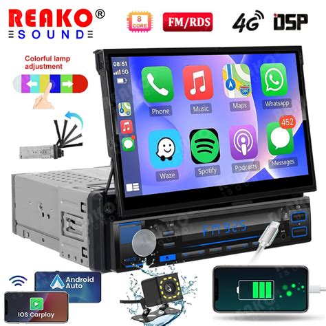 Reakosound Radio Con Gps Para Coche Reproductor Multimedia Con Android