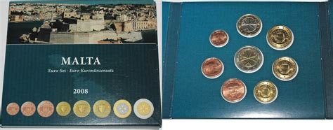 Malta Kursm Nzensatz Euro Set Ch Unc Ma Shops