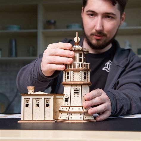 Ugears Split Rock Lighthouse Ukidz Toys