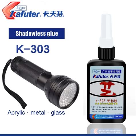 Kafuter Pegamento Acr Lico Transparente K 303 UV 50ml Adhesivo De