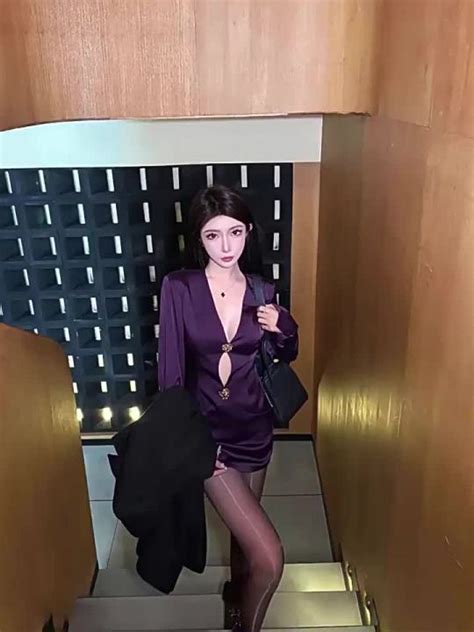 Spot Parcel Post French Socialite Elegant Purple Satin Long Sleeve Dress Autumn Hot Girl High