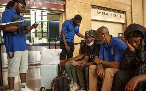 At A Train Station Where Some Have Nowhere To Go There Is Compassion