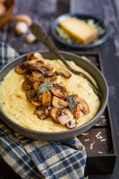 Polenta Cr Meuse Aux Champignons Et Au Au Comt