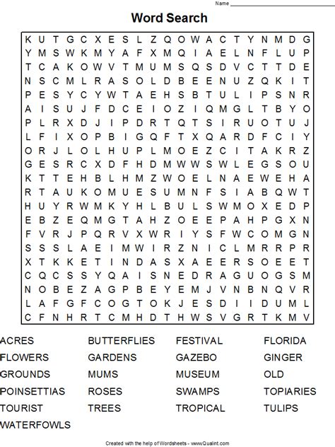 Free Printable Word Find Puzzles For Adults