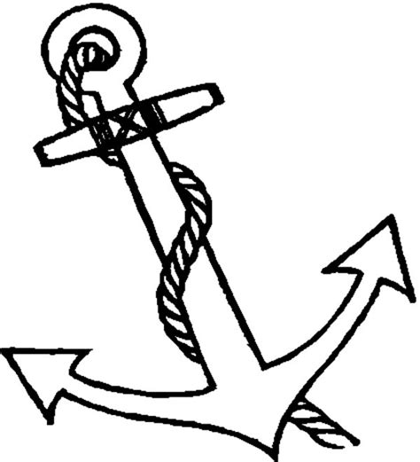 Boat Anchor Coloring Page Bulk Color Coloring Nation