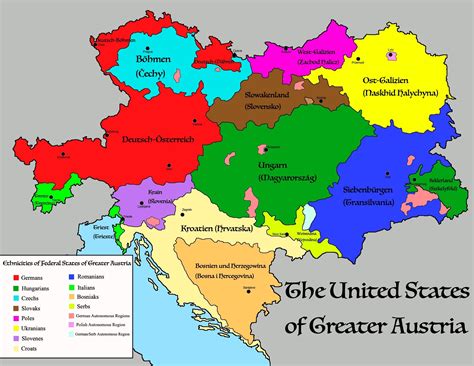 United States Of Greater Austria Rimaginarymaps