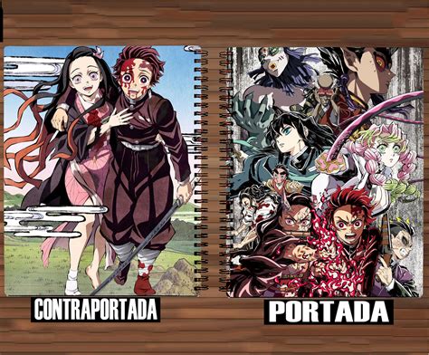 554 Cuaderno Libreta Kimetsu no Yaiba Tienda Rirumé