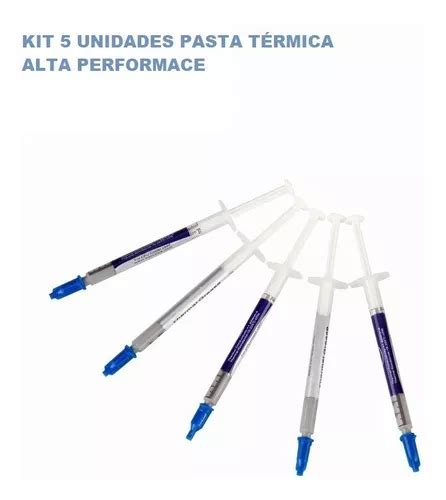 Kit Un Pasta Termica Silver Prata Hy G P Pc Cpu Note Mercadolivre