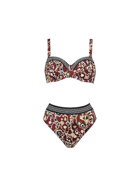 LIDEA Damen Bikini Africa Braun