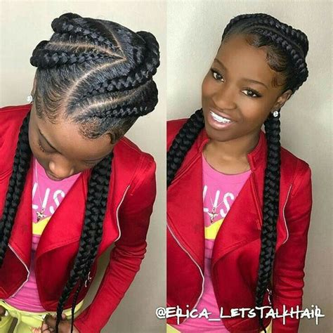 Pin By Braid House On Tresses Afro Et Coiffure Feed In Braids