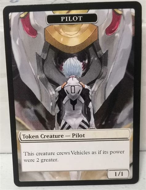 Mtg Pilot 11 Double Sided Token Alternative Art Edh Commander Cube