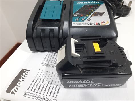 Makita Rapid 18v Charger Dc18rc And 30ah 18v Battery Bl1830b Furniture