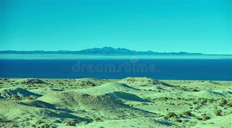 Khyargas Nuur lake stock photo. Image of scenery, summer - 273834756
