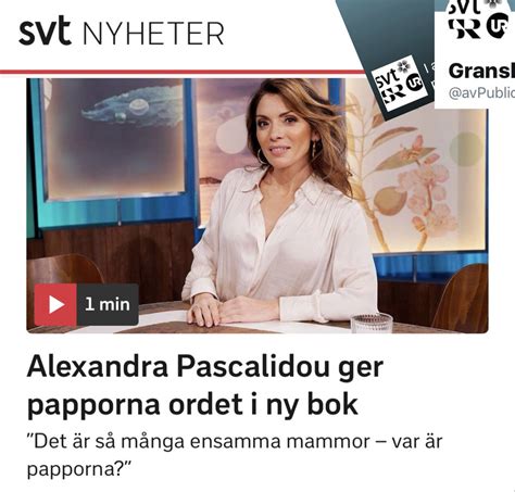 Granskning on Twitter SVT marknadsför ny bok av mångårig public