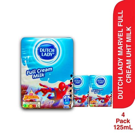 Dutch Lady Marvel FULL CREAM UHT Milk 4 Pack 125mL