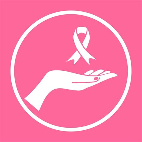 Premium Vector Breast Cancer Icon