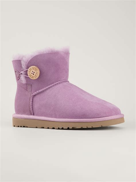 Ugg Mini Bailey Boot In Purple Pink And Purple Lyst