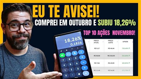 ESTA AÇÃO QUE COMPREI MÊS PASSADO SUBIU 18 26 COMO COMPRAR AÇÕES QUE