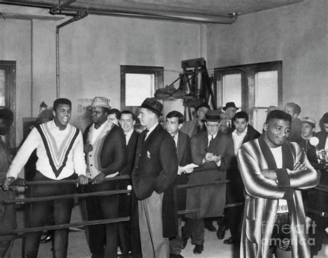 Muhammad Ali Yells At Floyd Patterson By Bettmann