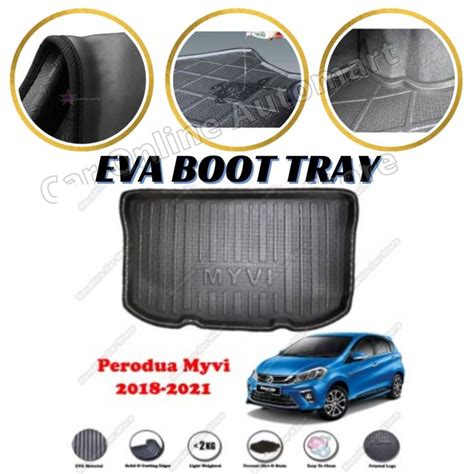 PERODUA MYVI 2019 2023 EVA Luggage Boot Cargo Trunk Tray Lazada