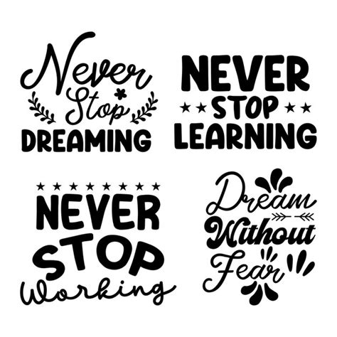 Premium Vector Motivational Quotes Svg Bundle