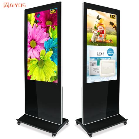 IP65 Android System Wooden Carton Package Outdoor Capacitive Touch