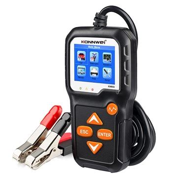 Konnwei KW650 Motorrad Und Autobatterie Tester 6V 12V