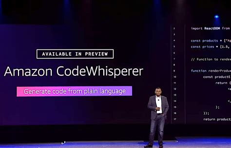 AWS Debuts Amazon CodeWhisperer And New Synthetic Data Capabilities