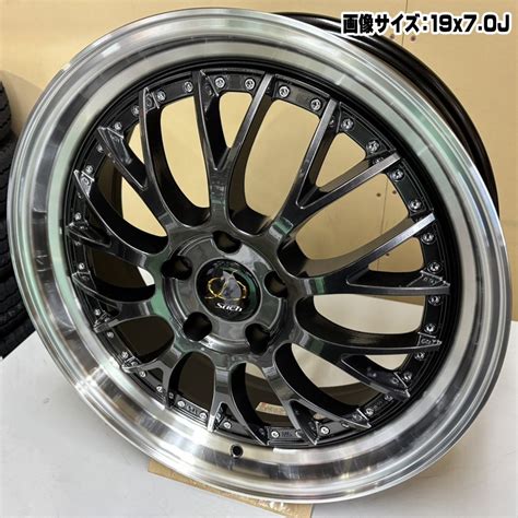 HOT STUFF J StichMesh NR 新品 インチ ホイールのみ 本 クラウンクロスオーバー 系 ヴェルファイア タイヤショップ