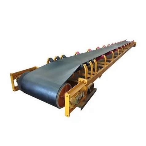 VASP Trough Belt Conveyor Material Handling Capacity 50 Kg Per Feet